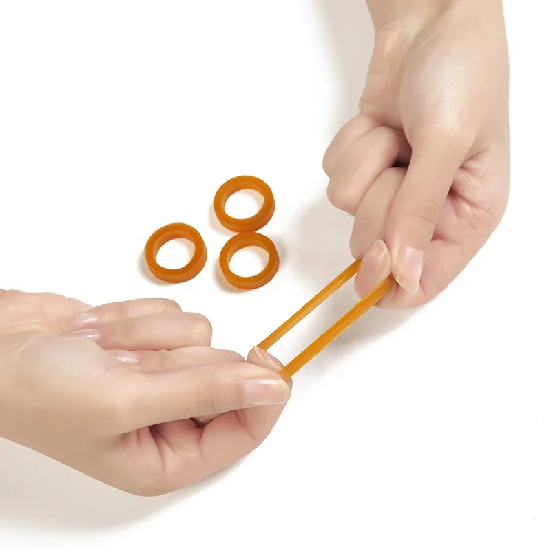 Quality Environmental Protection Cheap Rubber Bands Thickening Widening 0.4 Inches in Diameter