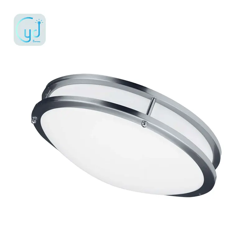 YIDI 110-130 В супер яркий светодиодный потолочный светильник современной гостиной двойное кольцо круговой свет