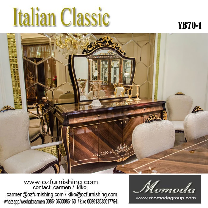 YB70-1antique шкаф из массива дерева со стеклянной дверью в европейском стиле для виллы, домашней мебели