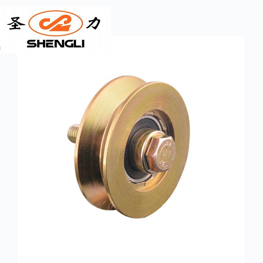 80mmDoor Window Steel Wheel U/V/Y Groove Sliding gate pulleys With Single Bearings