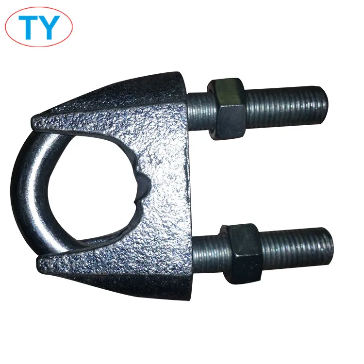 Galvanized DIN741 Malleable Steel Wire Rope Clips DIN741 Clamp