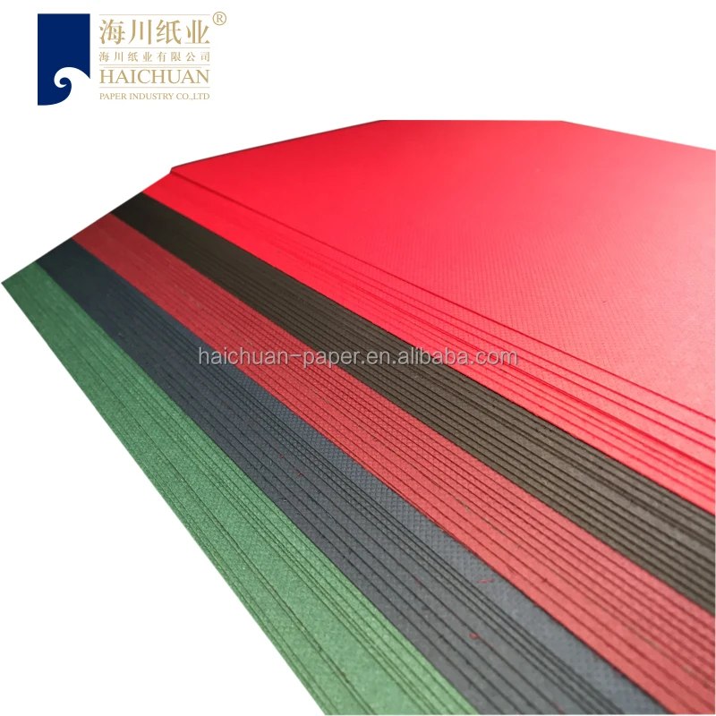 Hot Sale Bristol Color Paper Linen Textured Paper Board For Book Binding Cover
