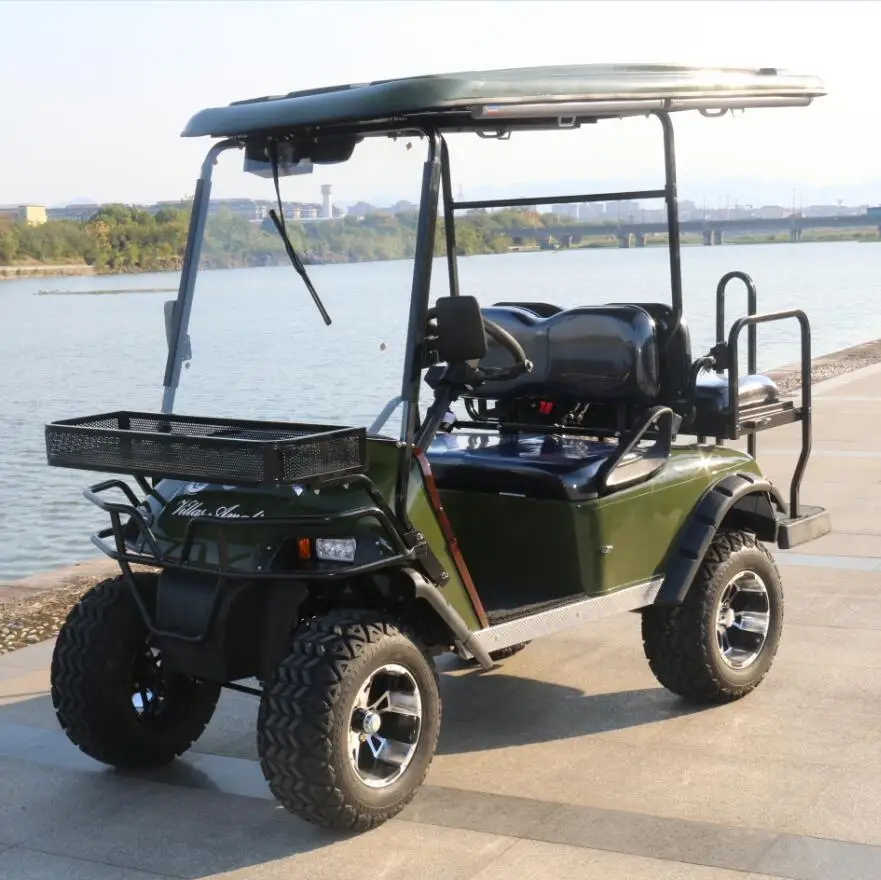cheap strong 4000w electric golf cart hunting golf cart with CE approved