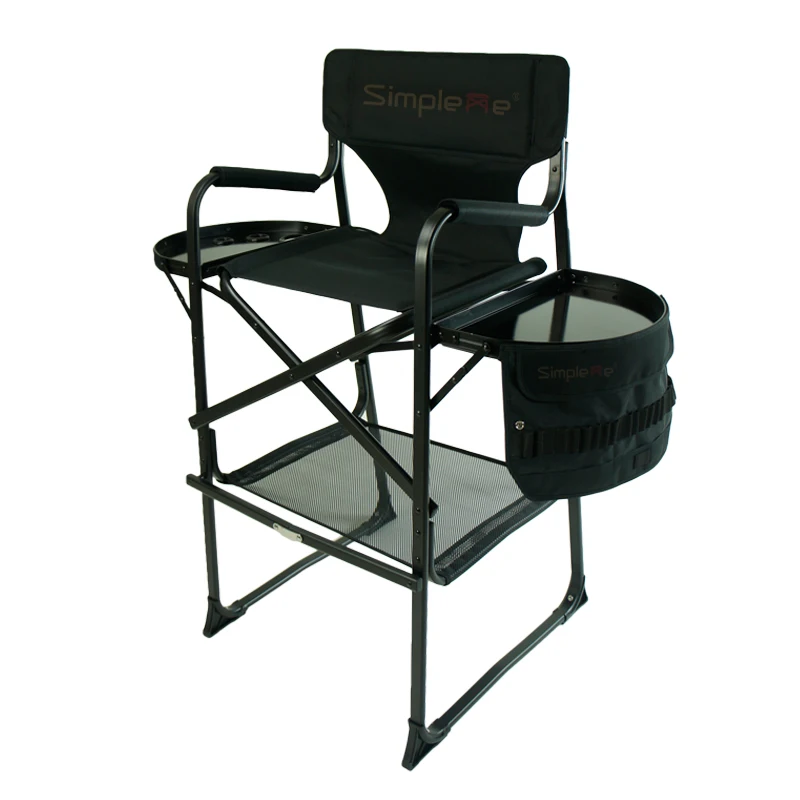 Onwaysports, алюминиевый складной высокий стул для макияжа для художников с пользовательским логотипом