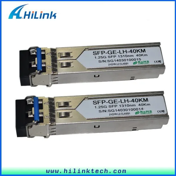 1000 базы 40km разъем lc 1310nm sfp оптический приемопередатчик