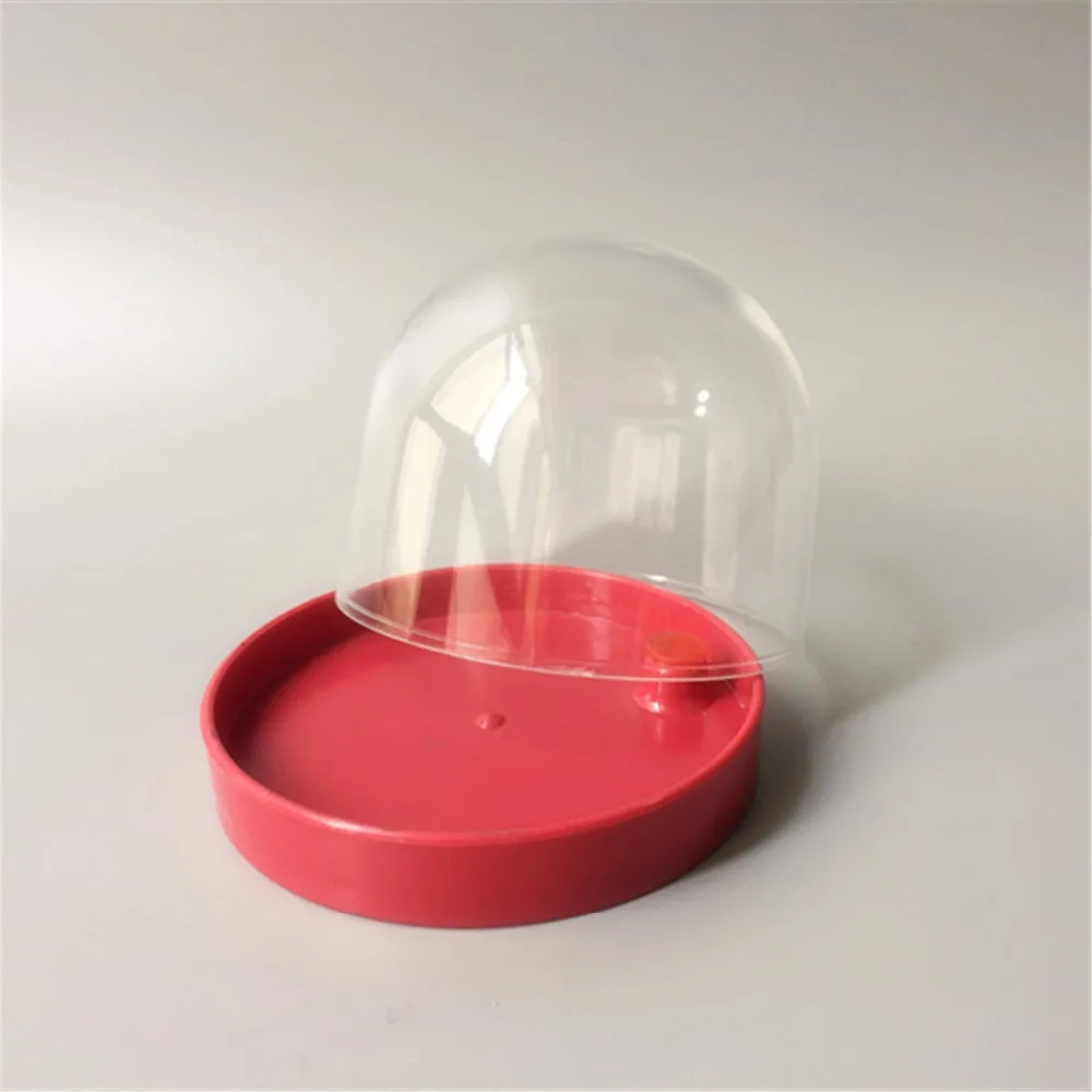 
cheap wholesale empty plastic snow dome for custom DIY 