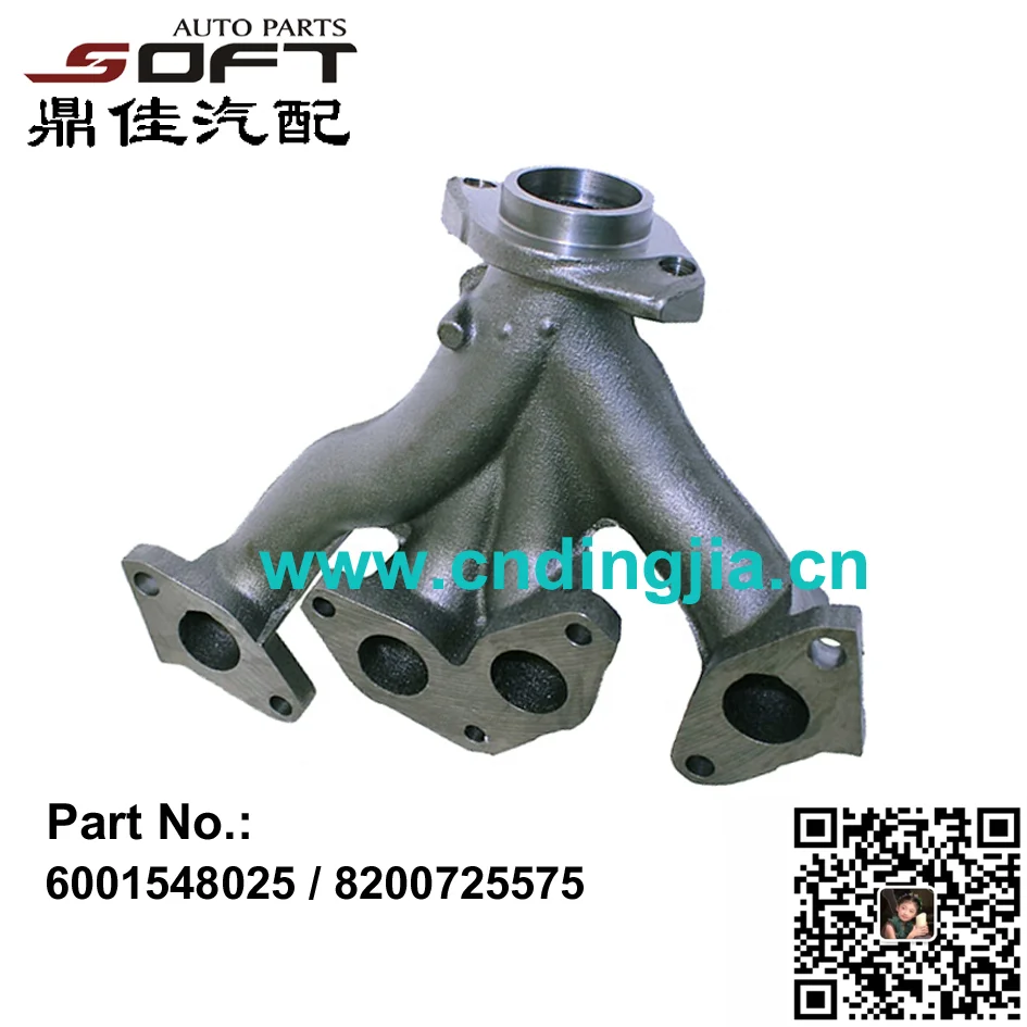 Exhaust Manifold 6001548025 / 8200725575  For Renault Largus / Logan / K7M / K7J