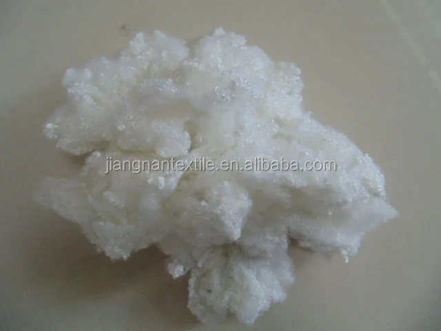 Wholesales best recycled 15D*32MM hollow conjugated polyester staple fiber polyfill stuffing