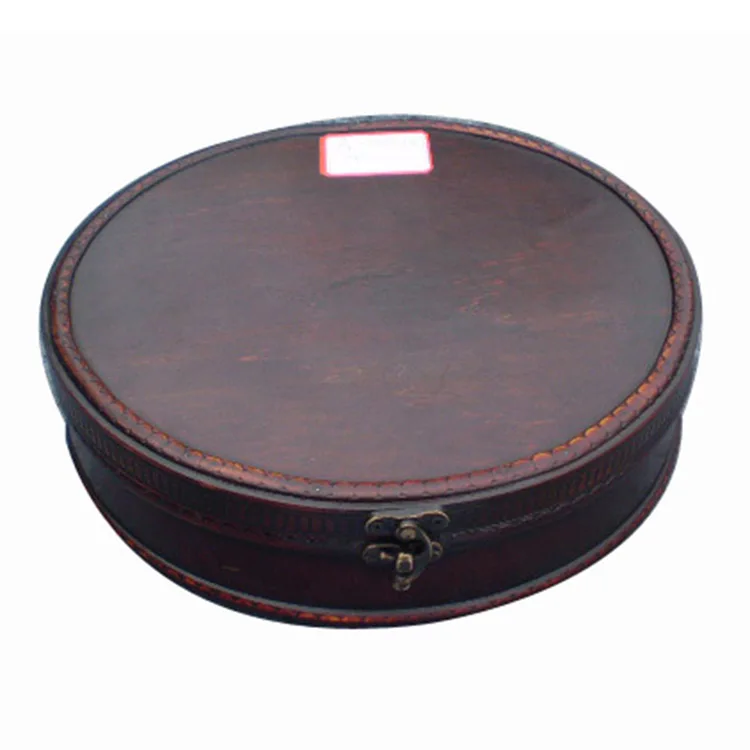 
Wholesale vintage wooden jewel case with handle 