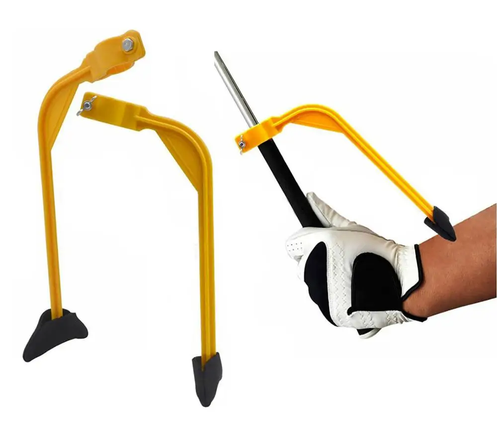 Golf Wrist Correct Aid & Golf Practice Swing Educational Trainer & Golf Gesture Alignment Training Guide