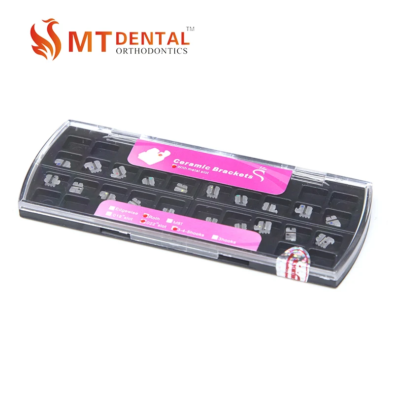 Orthodontic ceramic brackets roth 022