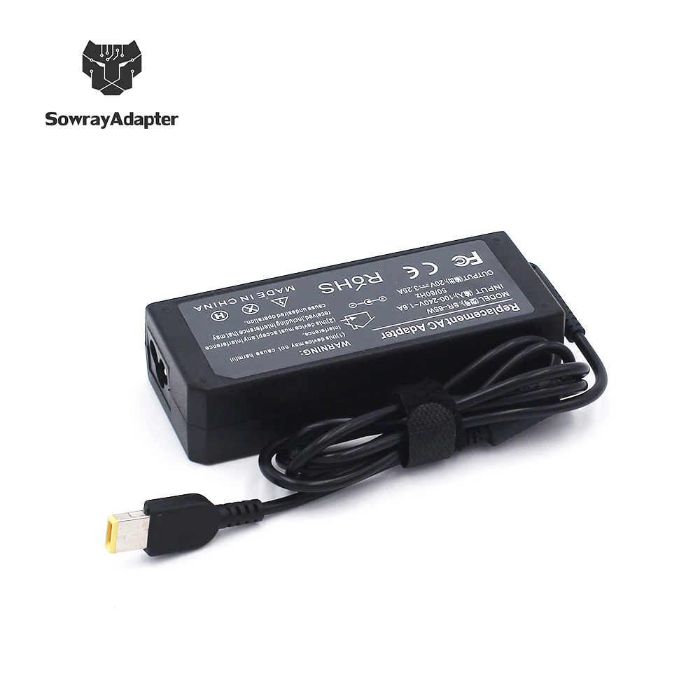 65w 20v 3.25a universal laptop power adapter charger