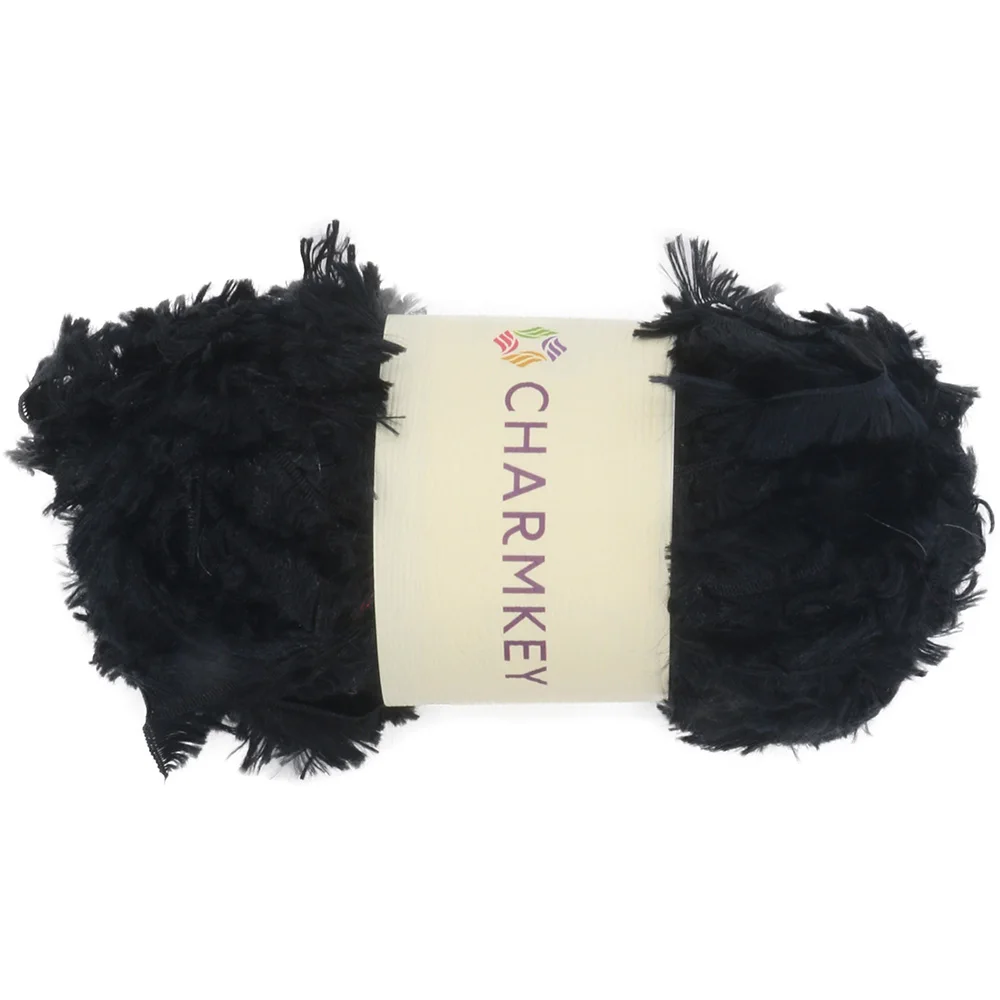 High quality fancy knitting high tenacity 100% spun polyester yarn