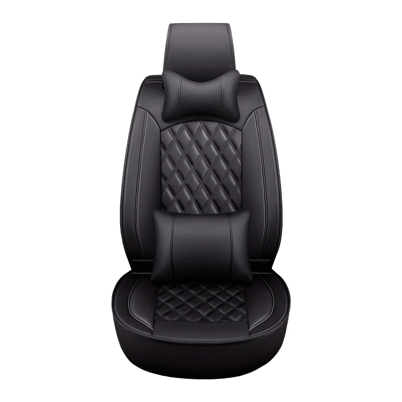Free shipping 5D Full Set Four Season Leather Car Seat Cover Fit all 5 seater Car models with Factory Price