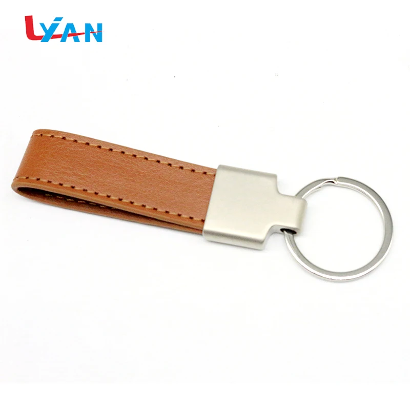 New design popular custom photo blank leather key chain
