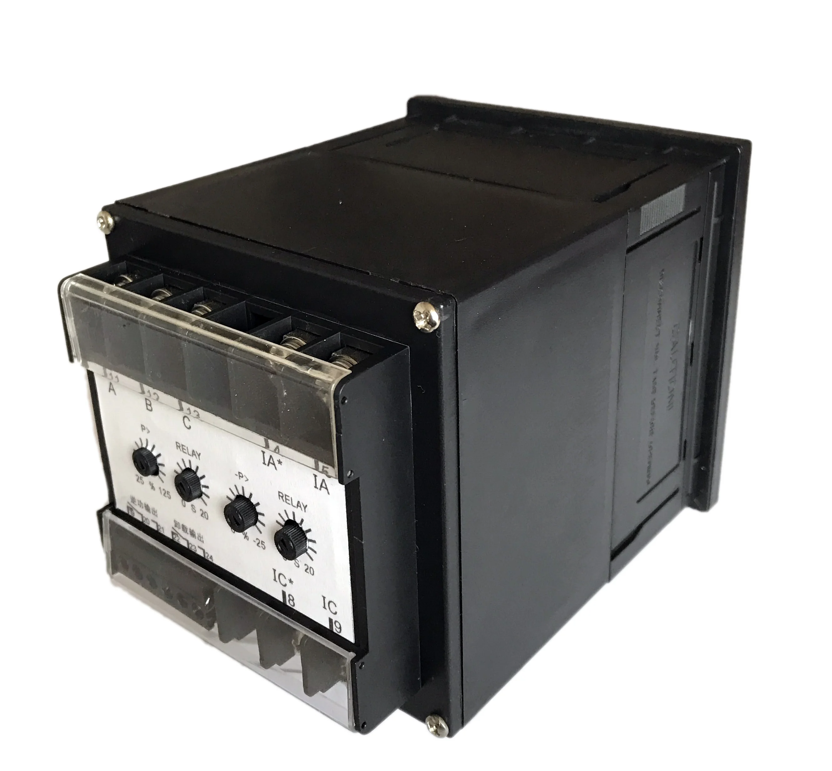 
Marine Type 3P3W Unbalanced Load Square Analog Power Meter 0-100W 