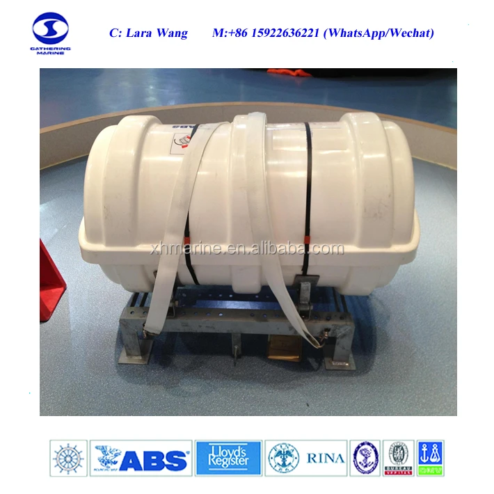 CCS Approved Davit Launched Inflatable Life Raft D Type Marine Liferaft