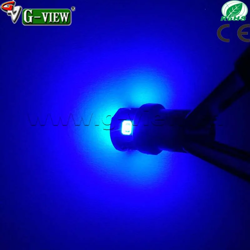 Short type auto parts production multicolor T10 2835 chip superbright 6smd car LED