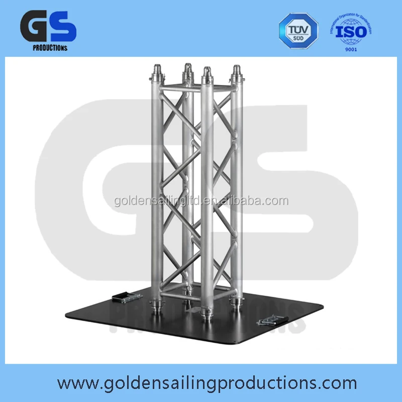 Lighting tower truss, aluminum truss with base for Tv , TV truss stand