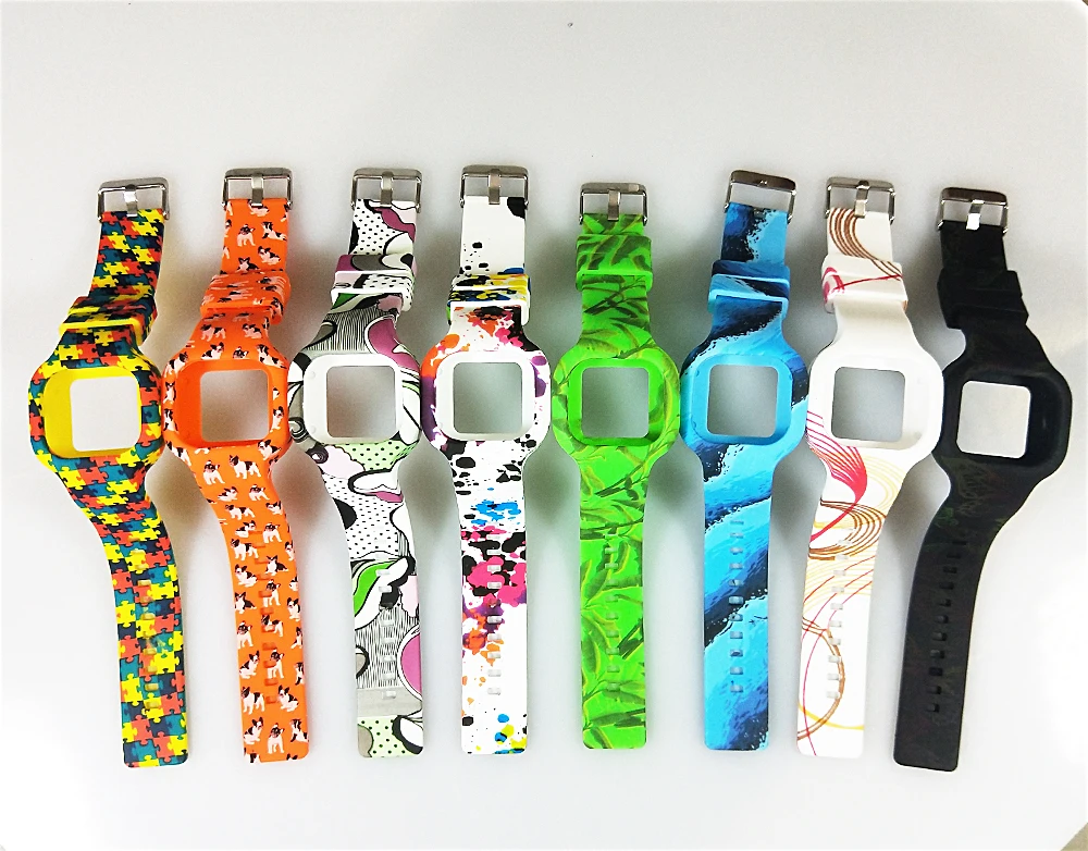Newest 5ATM Waterproof TOP Quality Watch Custom Jelly watch Unisex  2 sizes Silicon Watch hot 2024