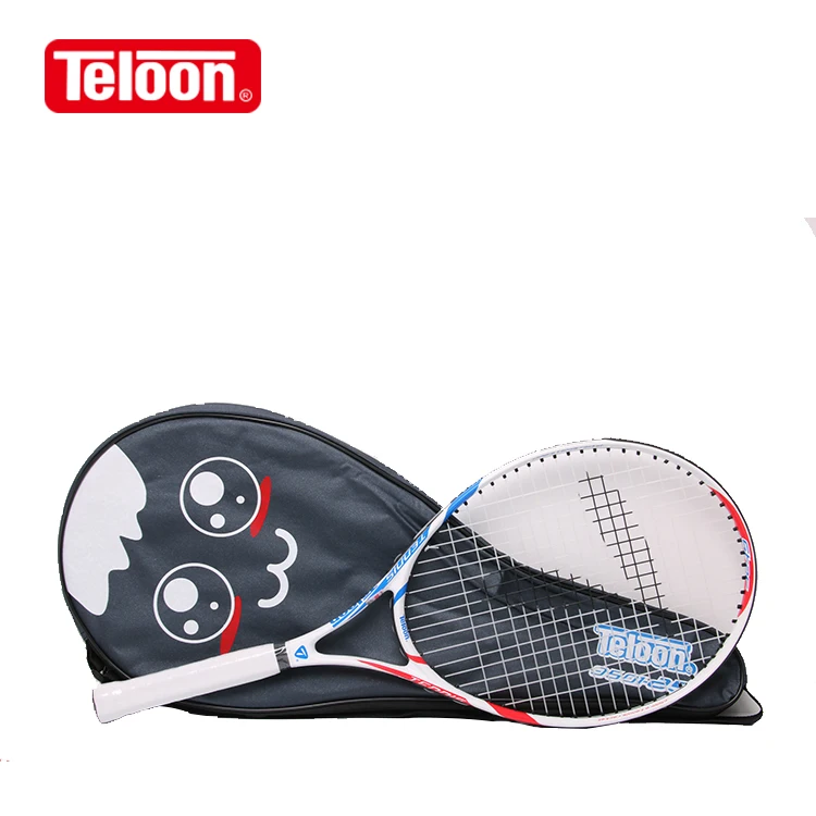 kids/children tennis racket OEM brand Teloon carbon aluminum alloy one piece 25 inch