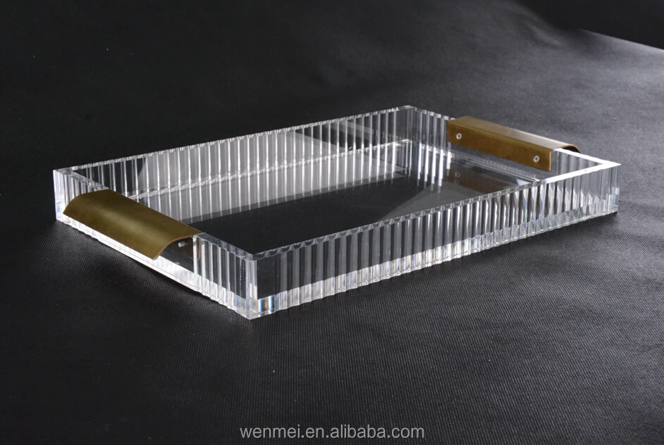 Роскошный акриловый поднос для удобства в отеле