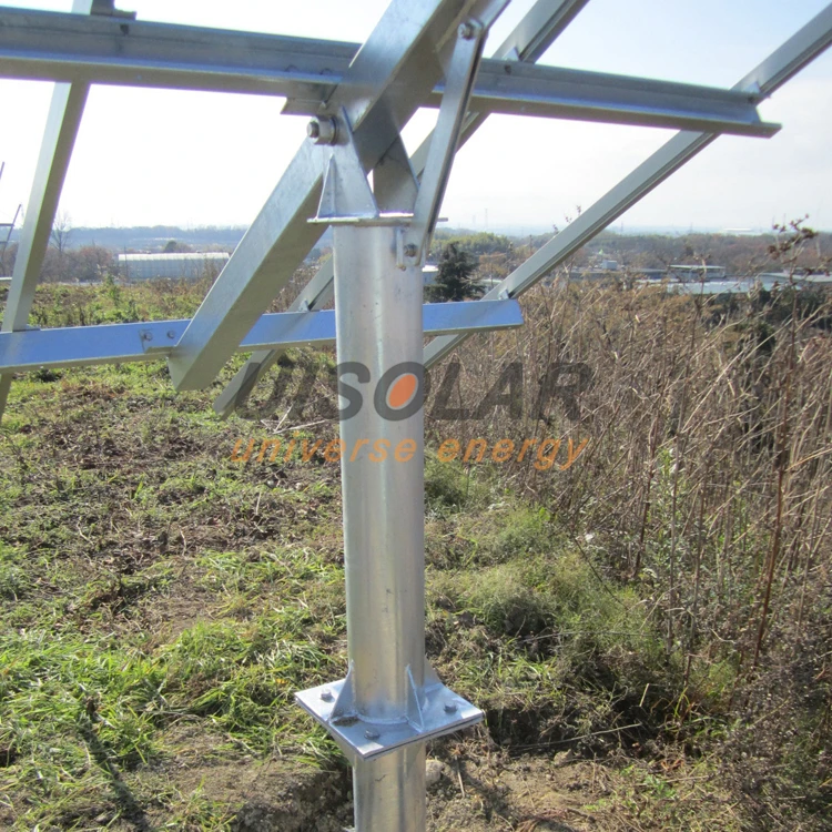 High quality ground solar panel pole mounting system