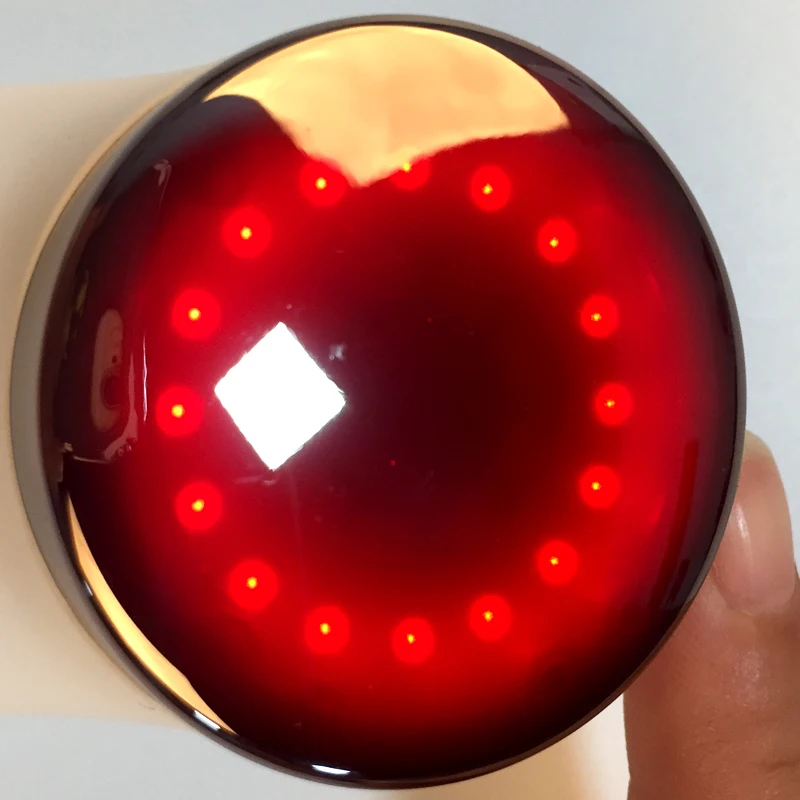 24k led light for skin rejuvenation electric facial massager blue and red light therapy device beauty ultrasonic facial massager