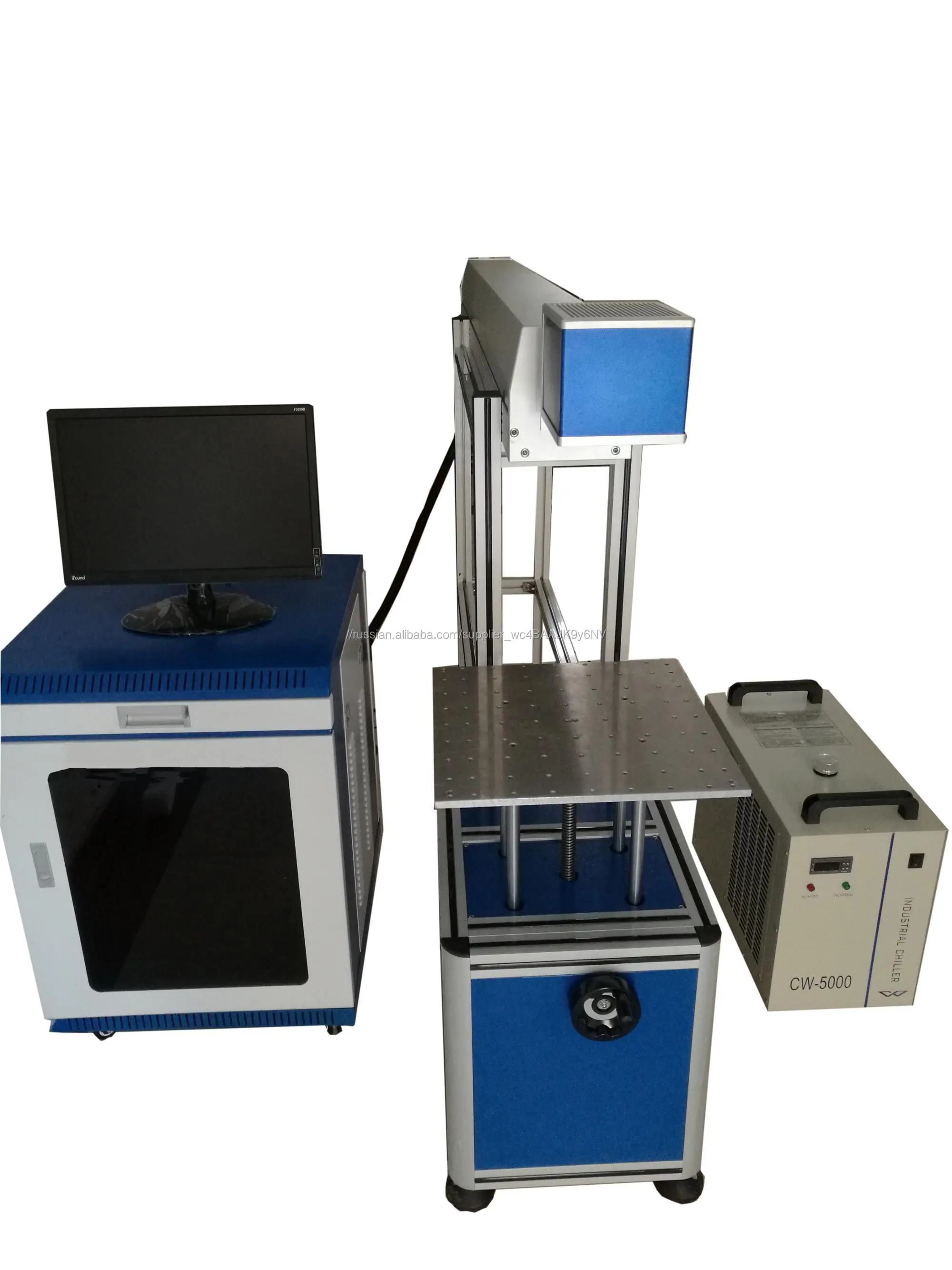 Металлическая труба CO2 Лазерная маркировка машины