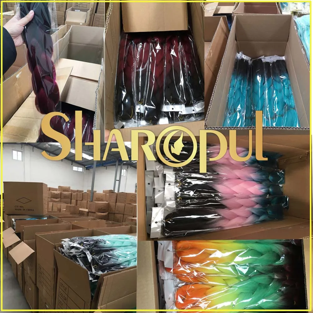 Top Quality Fiber 48inch 60colors Synthetic Jumbo Braid Hair For Crochet Ombre Braiding Hair Extensions