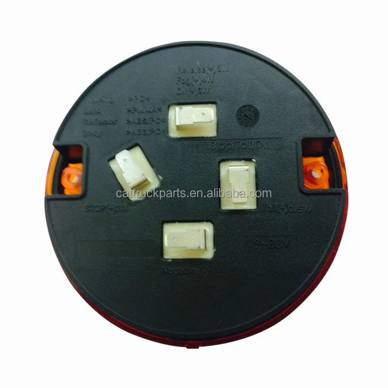 Hot Sale Parking Car 20leds Round Combination Tail Light 24v Trailer Indicator for truck tractors