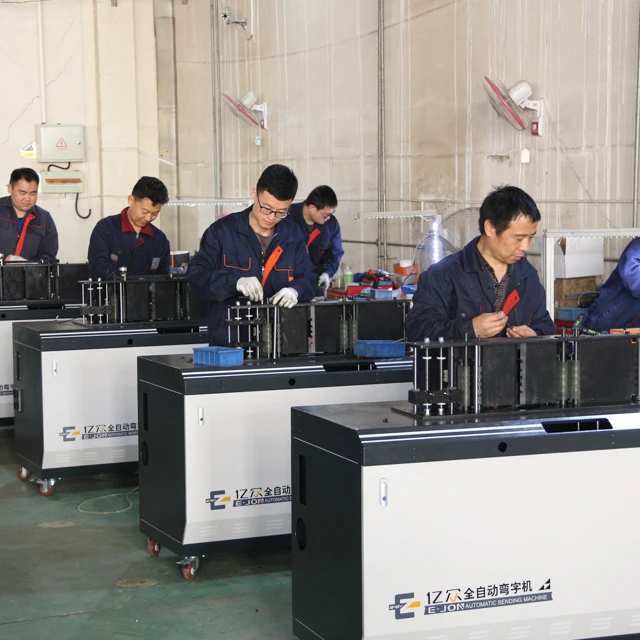 EJON Y13L shop sign makers stainless steel frontlit light up 3d letters plastic acrylic sign bending machine