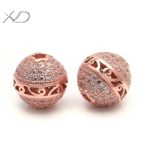 XD P691-692 Charm 925 Sterling Silver Guangzhou Bead for Jewelry Necklace with beads  jewelry accessories diy beads