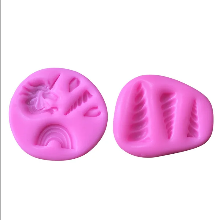 Amazon Wholesale custom unicorn mold decorating silicone cake mold set
