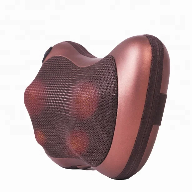 Electric Rolling Kneading Shiatsu Infrared Heated Full Body Neck for Car and Home Massage Pillow with Heat