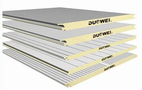 Duowei 50mm PIR Polyurethane Sandwich Panel Cladding