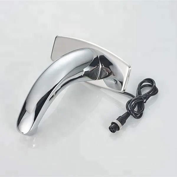 Infrared Single Cold Water Saving Smart Brass Bathroom Induction Touchless Automatic Sensor Water Taps Faucet For Wash Basin