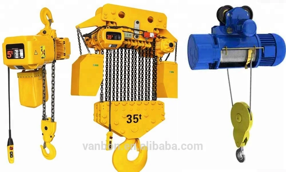 Factory directly electric lift motor 500kg chain hoist with hook for lifting material