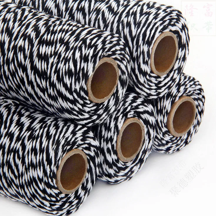 Wholesale 2 mm Nature cotton baker twine macrame decoration string