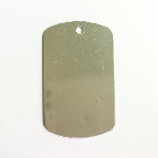 Custom Blank Metal Iron Stainless Steel Dog Tags