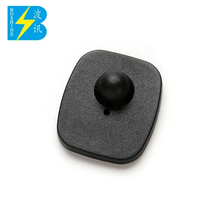 Magnetic Plastic Different Colors Mini square EAS 8.2mhz Security RF High Quality Hard Tag for Store