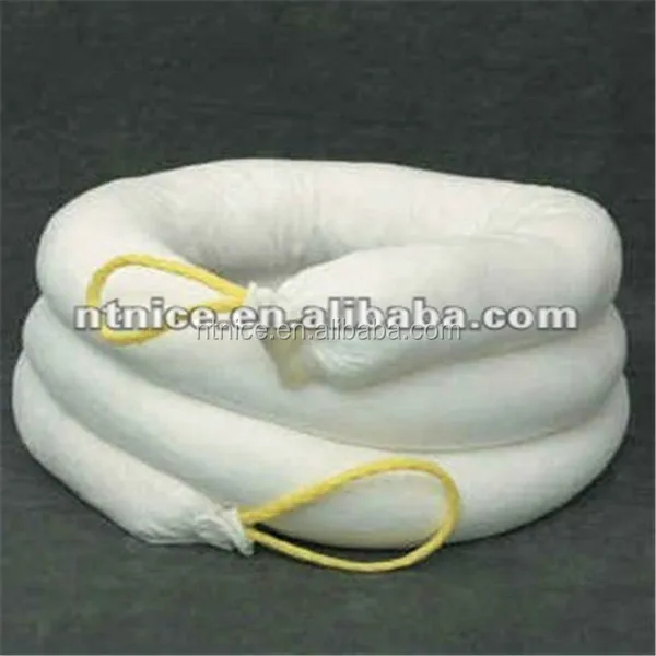 NTNICE 12.7cm*300cm oil-only absorbent boom confines and absorbs oil and fuel spill on land or water