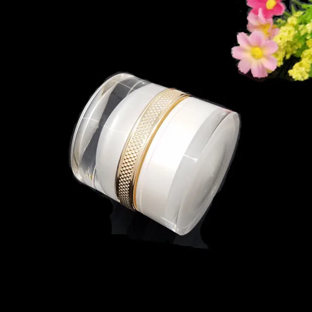 
Custom logos new design white empty cosmetic plastic acrylic cream jar & spray bottle for skin care packaging 