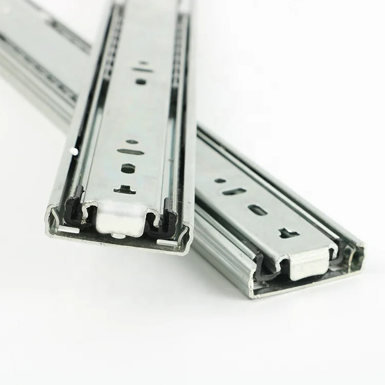 TH1350ZN 50mm Soft Close Bearing Ball Bearing Furniture Hardware Full Extension Slide Telescopic Rail Drawer Slide 1500mm