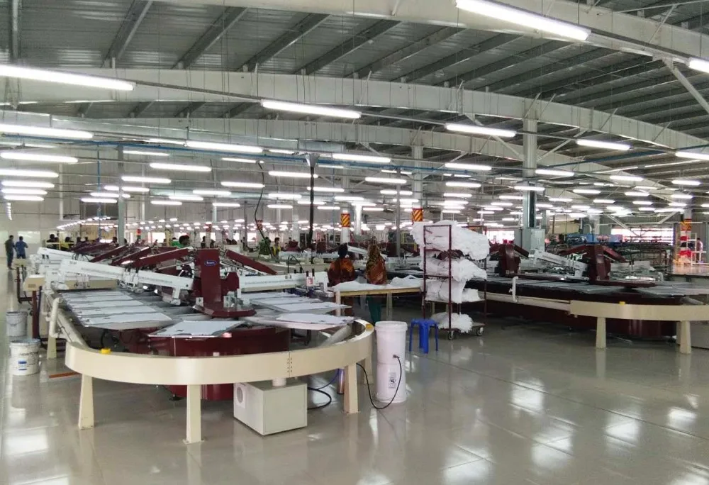 High quality 8 or 10 color T-Shirt automatic carousel screen printing machine