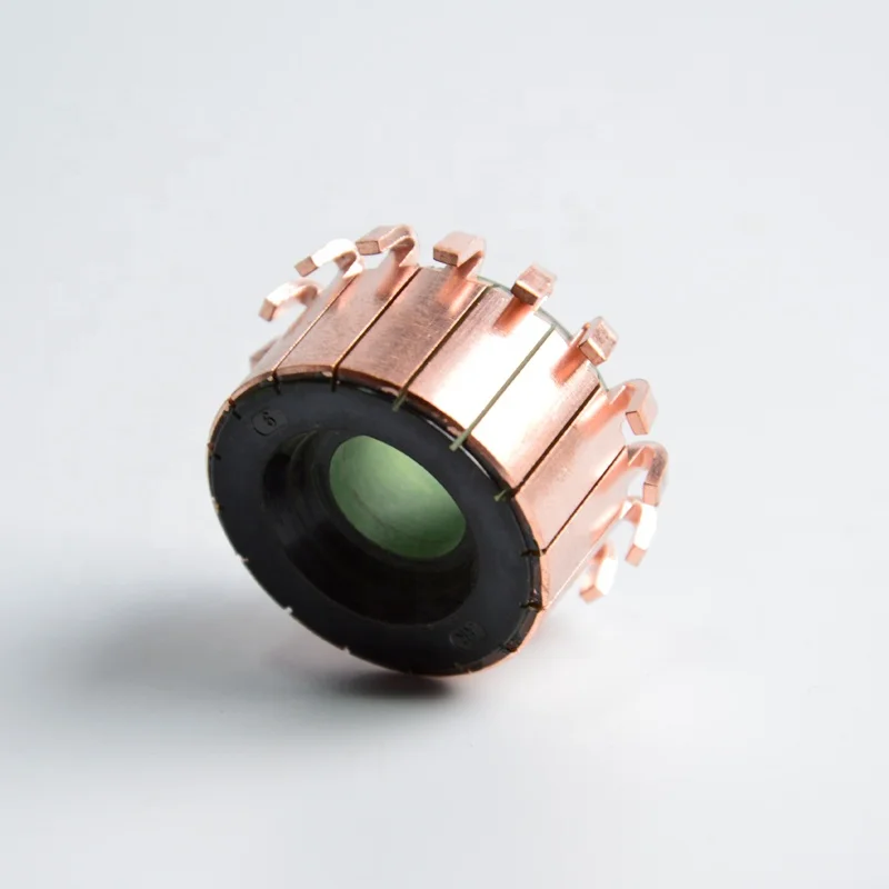 
professional segmented current dc motor commutators used for starter 