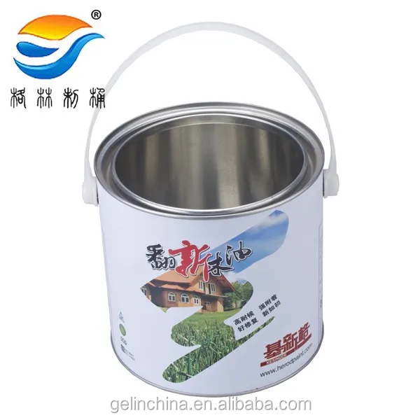 
2.5L Round Tinplate Galvanizing Pail 