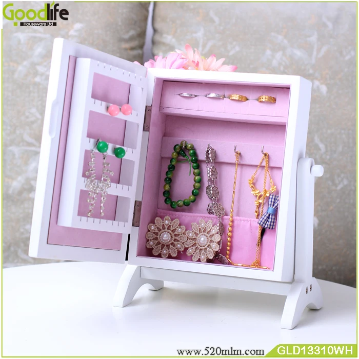 China Shenzhen Goodlife cosmetic mirror wooden jewelry box