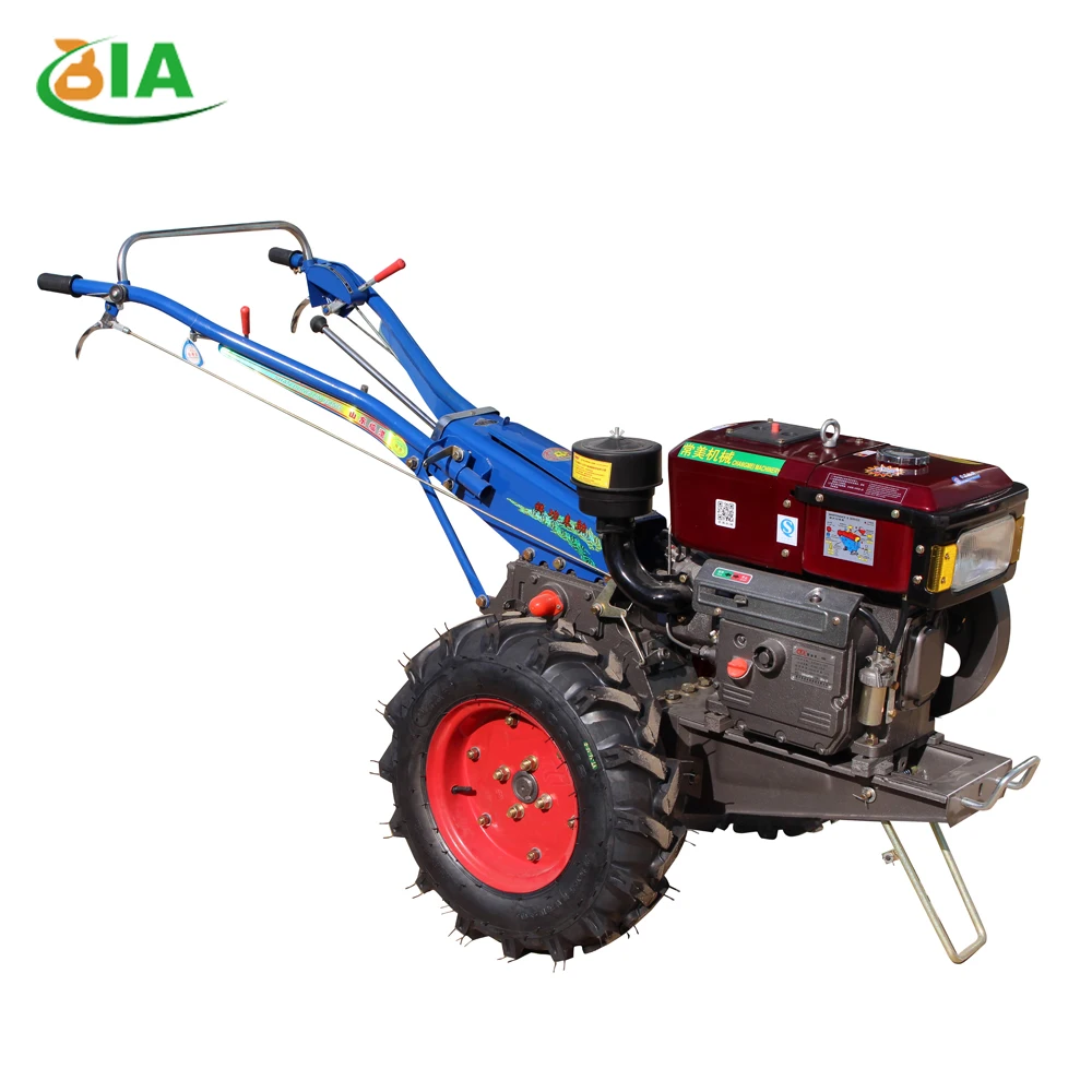 10% Off Accessories Sent As Gifts 12HP Portable Farm Small Hand Operated Walking Tractor For Sale