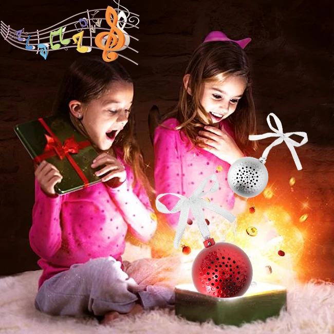 Christmas Small Ball Speaker/ Hanging Ball Speaker/ Christmas Ball Speaker